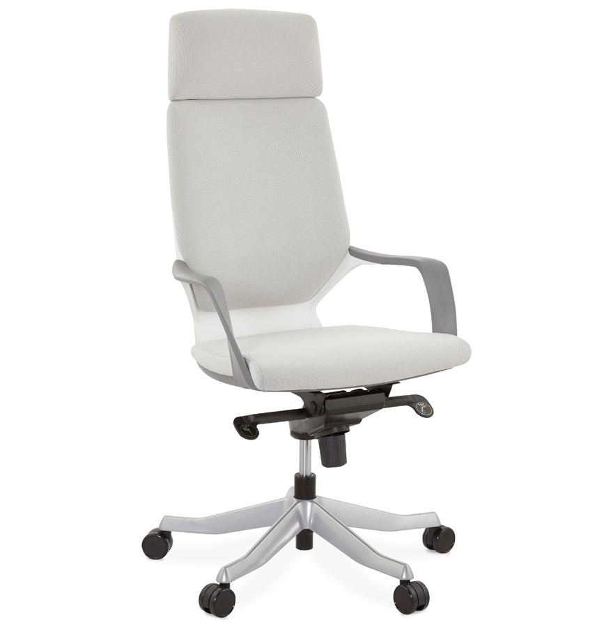 BABEL Design-Bürostuhl | Grauer Stoff | 125x66x66 cm