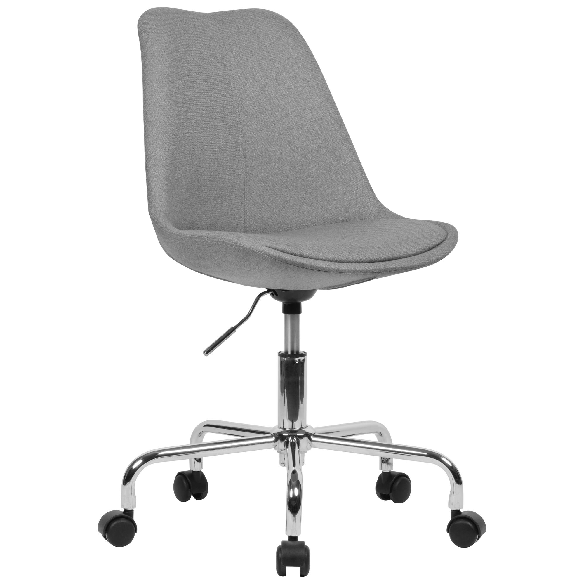 Amstyle schreibtischstuhl stoff hellgrau drehstuhl stuhl 110 kg schalenstuhl