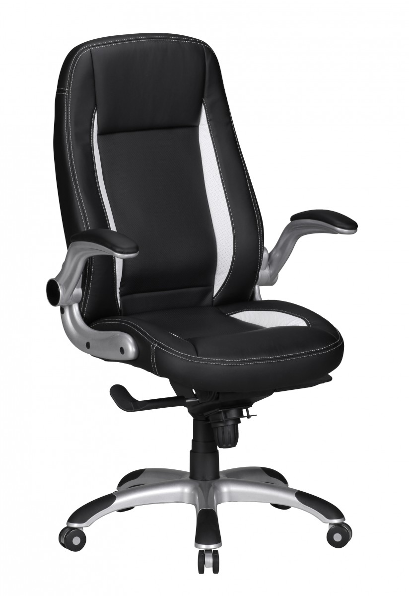 Amstyle belgrad sport racing chefsessel bürostuhl drehstuhl schwarz sessel