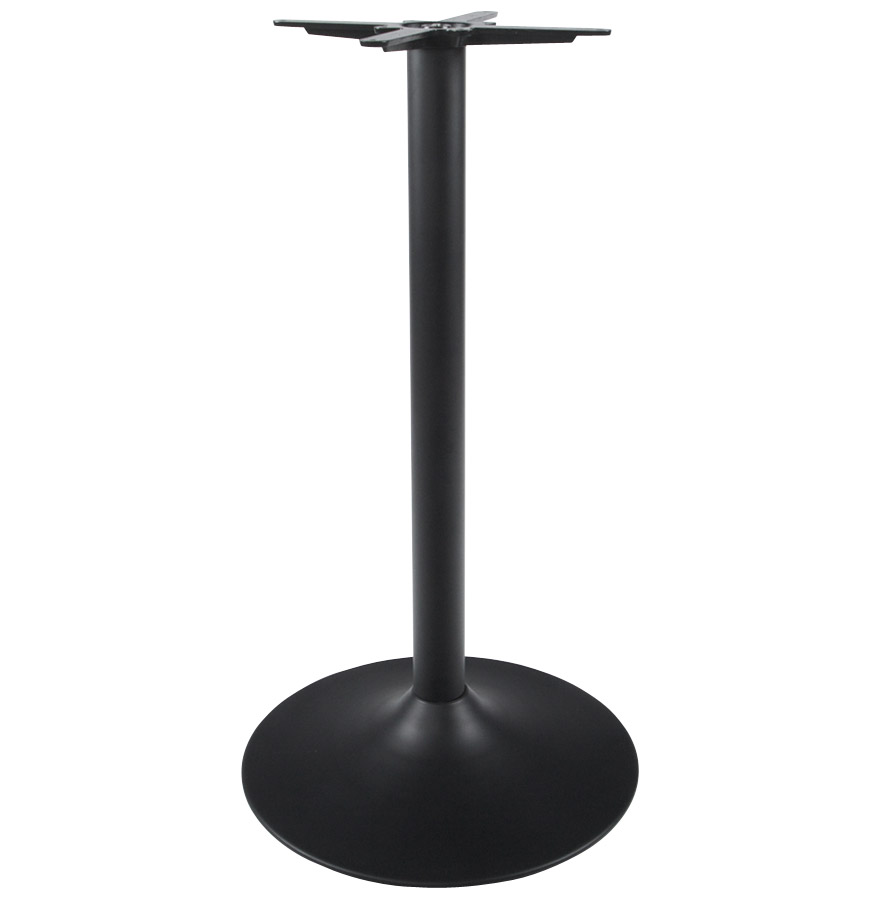 BLAK Tischbein aus schwarz lackiertem Metall | Höhe 110 cm | Durchmesser 60 cm