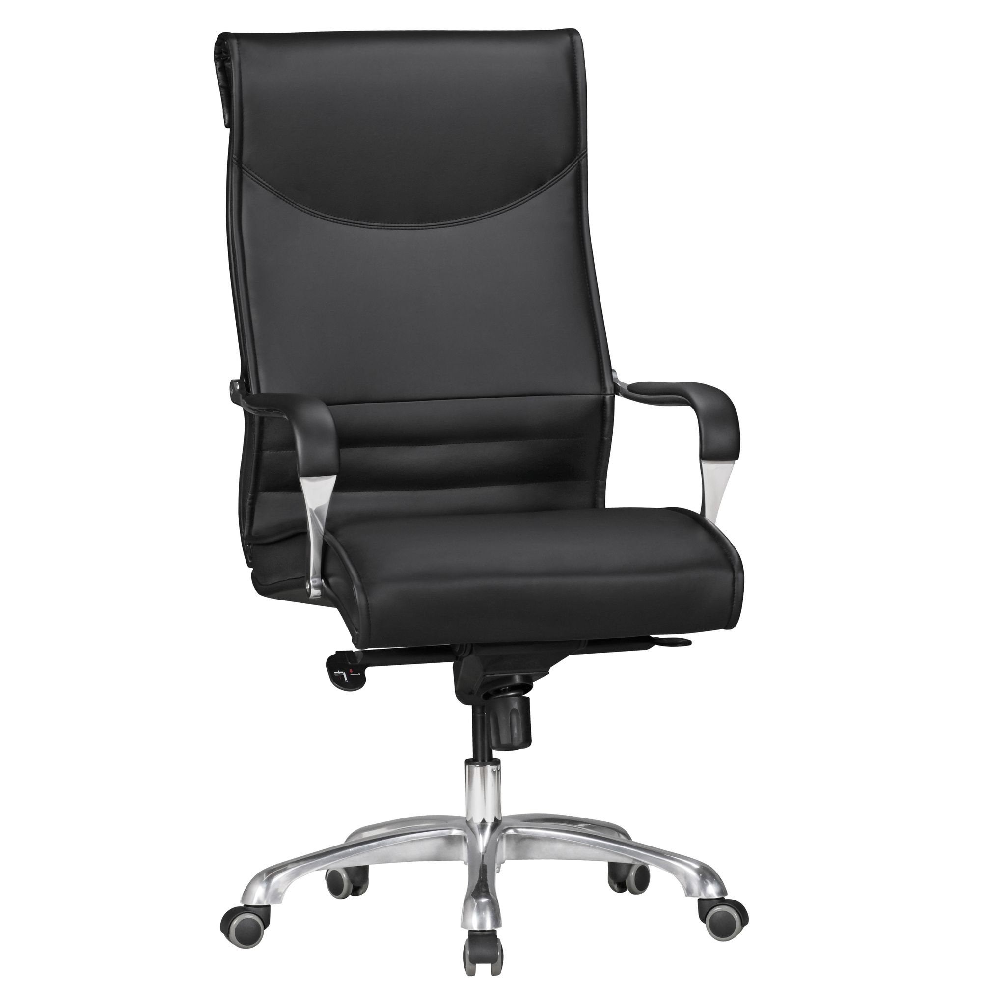 Bürostuhl BIGBOSS XXL Kunstleder Schwarz | Höhenverstellbar 120-126 cm | Max. Belastung 150 kg
