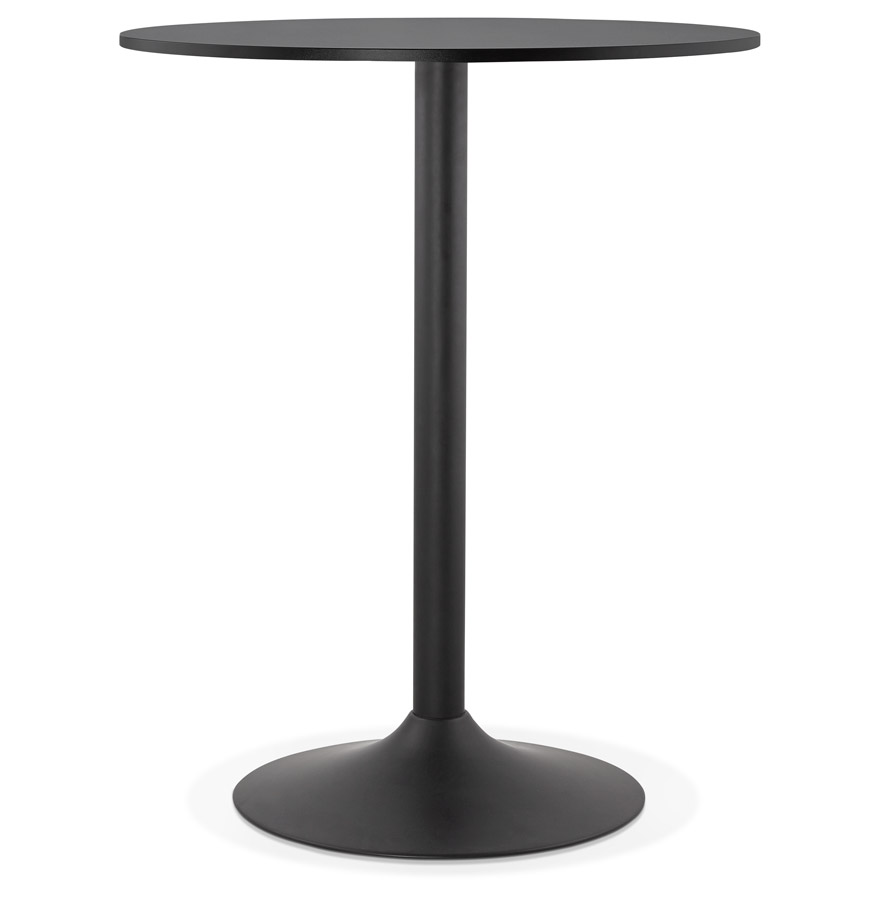 BRASILIA Barhocker-Tisch | Schwarz | Ø 90 cm x H 110 cm