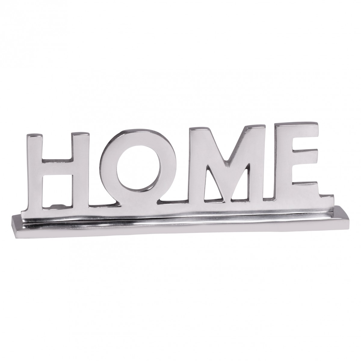 Aluminium Dekoration Silber | Aluminiumschriftzug 22 cm | Einzigartiges Handmade Design