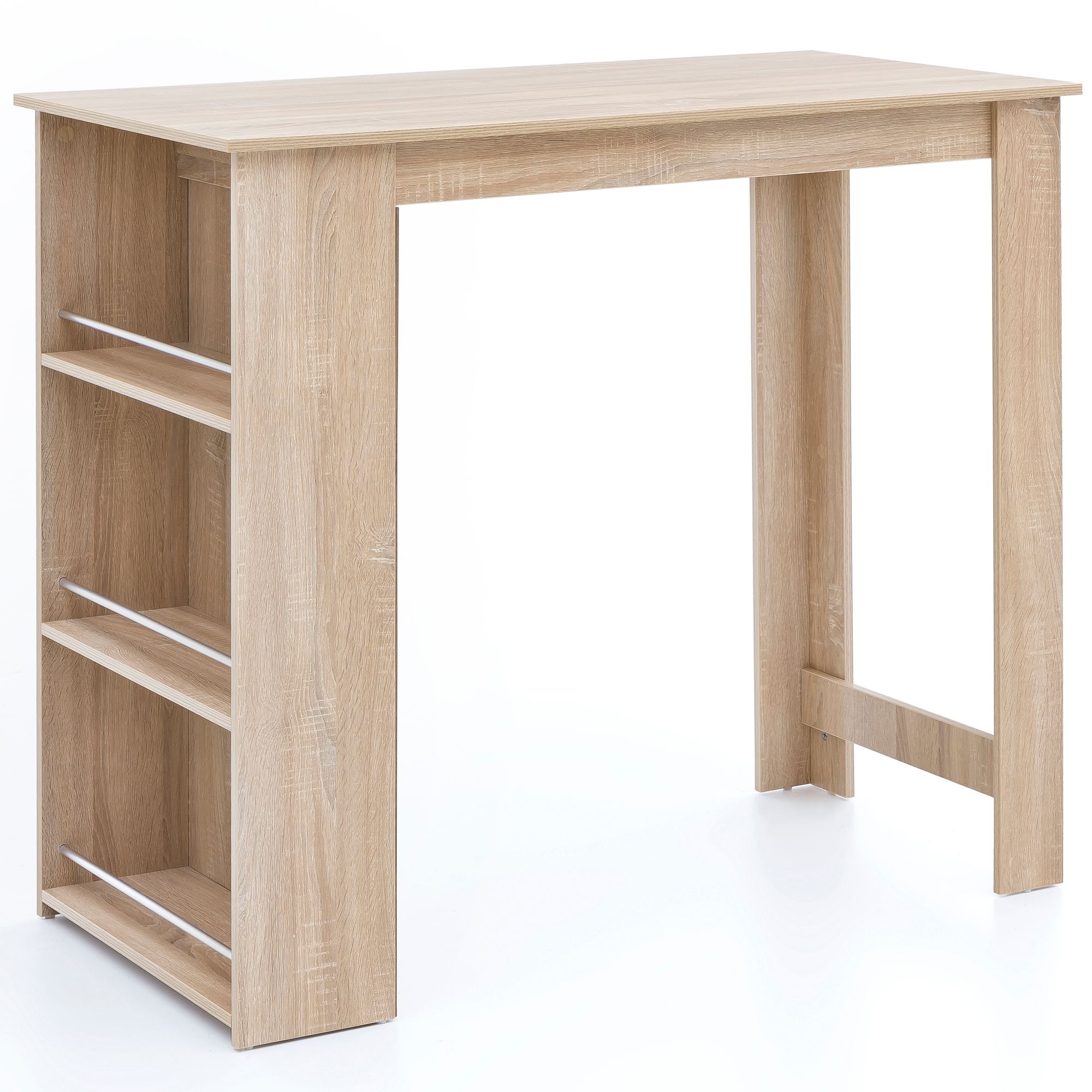 Bartisch Sonoma Holz | Sonoma Eiche Farbe | 120x107,5x60 cm