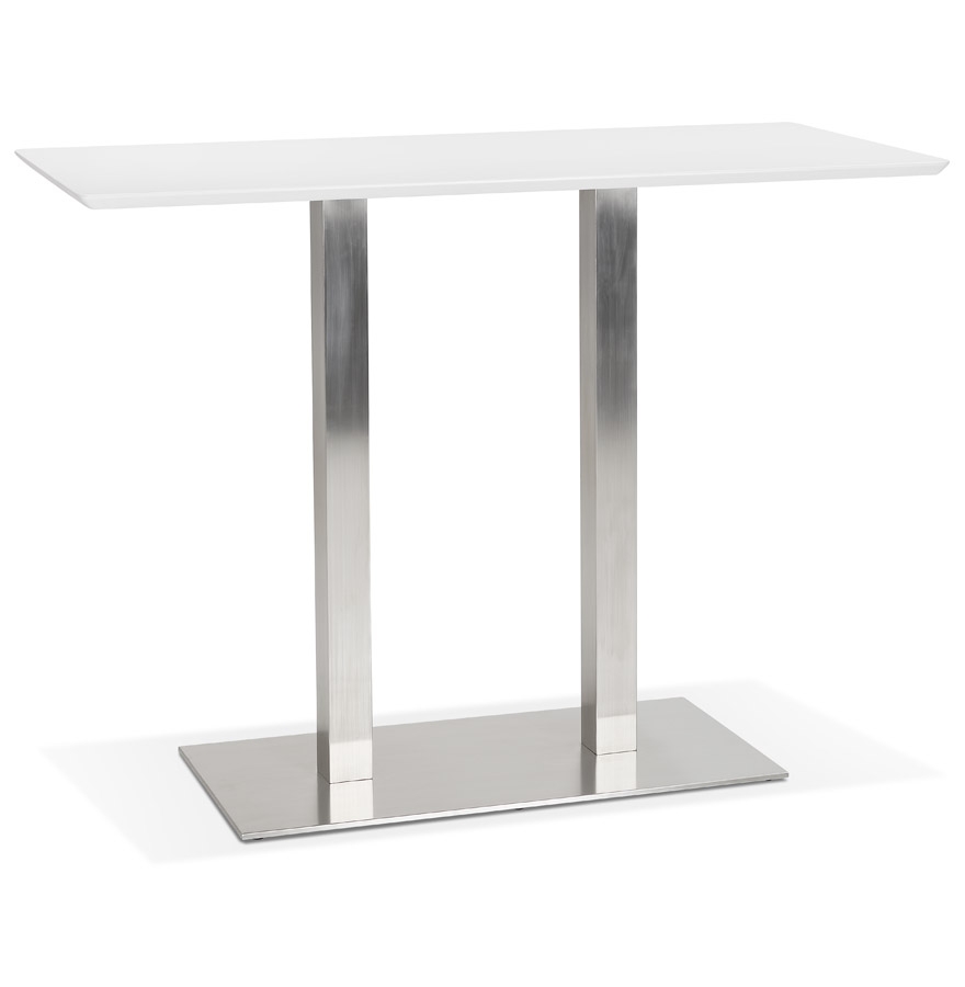 MAMBO BAR Designer Hochtisch | Weißes MDF | 150x70x100 cm