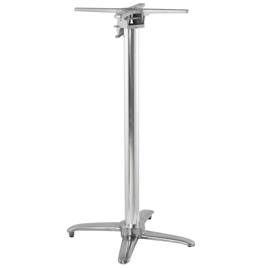 PRATIK' 110 Aluminium-Tischbein | Grau | 110 cm Höhe