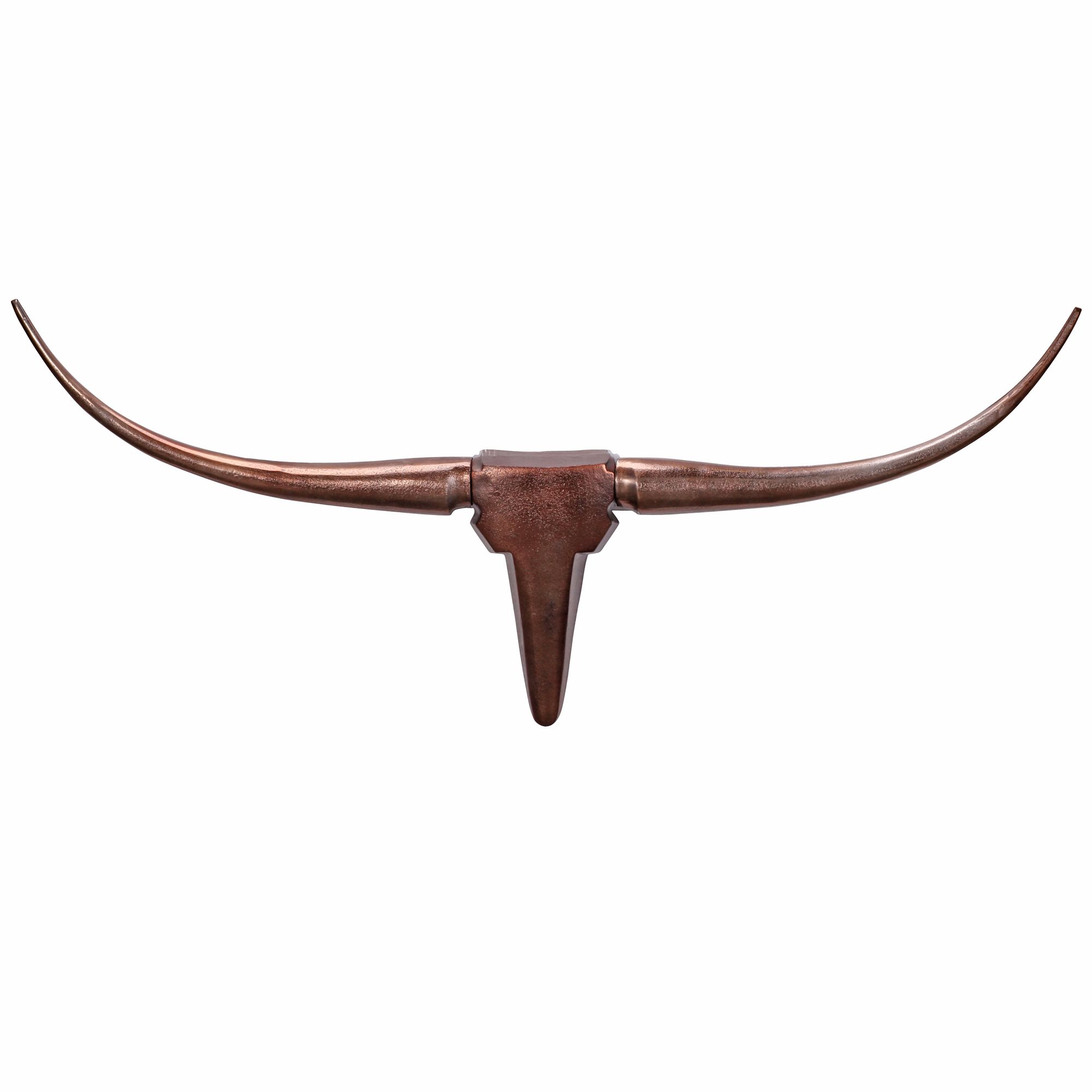 Deko Geweih Bull M | Bronze | 100 cm x 40 cm x 6 cm